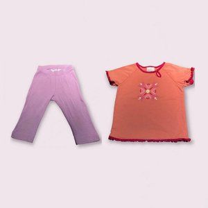 Hanna Andersson lot shirt and pants size 100 cm 4t cotton